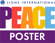 Lions Peace Poster Competition logo Lions Peace Poster Competition logo